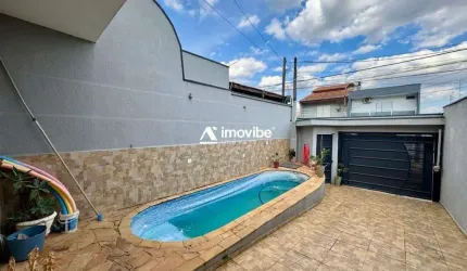 LINDO SOBRADO A VENDA 3 DORMITÓRIOS, 1 SUITE, PISCINA E CHURRASQUEIRA EM AMERICANA/SP