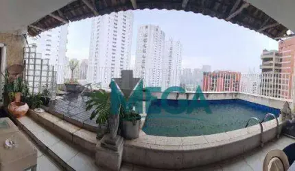 Espetacular! Cobertura Triplex com 3 suítes, 367m²  para venda ou locação
