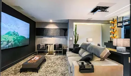 Apartamento 100% decorado e automatizado