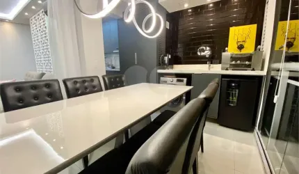 Apartamento moderno no Anália Franco de 55m2  mobiliado, com 2 quartos sendo 1 suíte, varanda, 1 vag