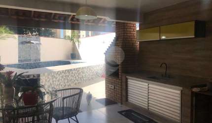 Excelente sobrado no Jd Paraiso com piscina aquecida e espaço gourmet