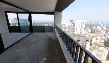 Apartamento para venda, 196m², 3 suítes, sacada churrasqueira, vista panorâmica. 5 vagas. Pinheiros