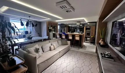 Apartamento Alto Padrão Mobiliado com Vista para o Mar – Centro de Palhoça/SC