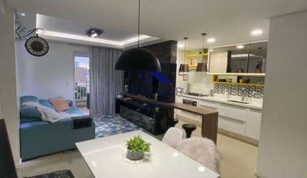Apartamento 100% Mobiliado com Suíte e Varanda Gourmet – Bela Vista, São José/SC