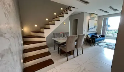Cobertura com 3 quartos, 2 Vagas paralelas, Elevador | Santa Terezinha