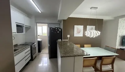 Apartamento de 80m², com 2/4, reversível para 3/4, Alphaville 1