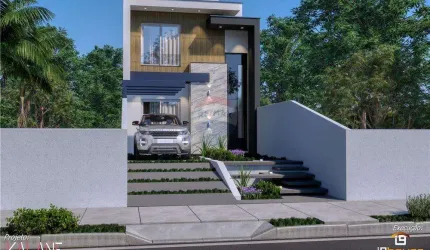 SOBRADO 2 PAVIMENTOS - LOTEAMENTO ALAMOS - 121 M² PRIVATIVOS