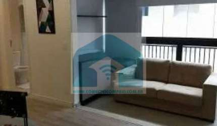 Apartamento Campo Belo,1 dormitório, 38m² com lazer.