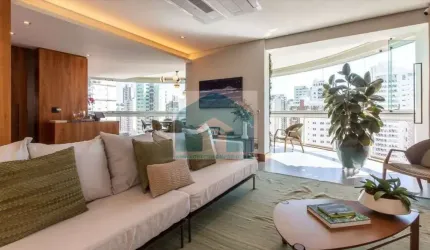 Apartamento Moema Indios, 3 suites, 4 vagas , 210m². Carregador de carro eletrico .