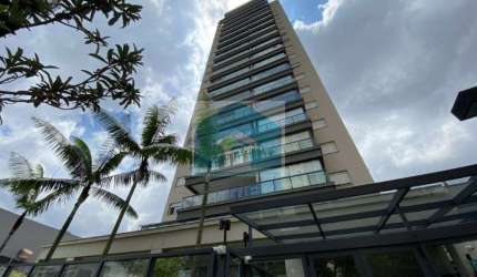Apartamento Garden, mobiliado, para  locação na Chácara Santo Antônio - 77m² com ar e 2 vagas