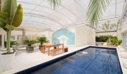 Cobertura Vila Nova Conceição, 4 suites ,8 vagas, 649,3m². com piscina e espaço gourmet .