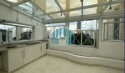 Cobertura Brooklin com 3 suítes 3 vaga com espaço gourmet 175m.