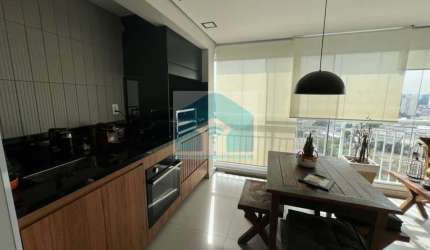 Apartamento na Vila Cruzeiro e Chácara Santo Antônio com Varanda Gourmet 140m²