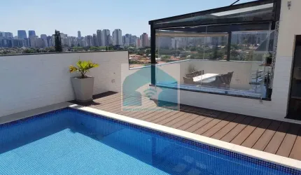 Cobertura Duplex à venda no Brooklin, 287m², 3 dormitórios, 1 suíte, 3 vagas.