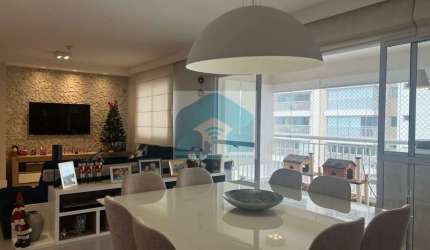 Apartamento no Campo Belo 123 m², 3 quartos,1 suíte varanda gourmet e 2 vagas.