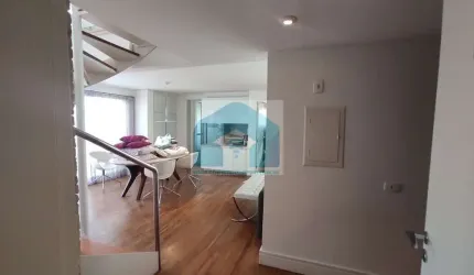 Apartamento duplex Vila Nova Conceição  com 1 suite na  lazer, 2 vaga, 104m²