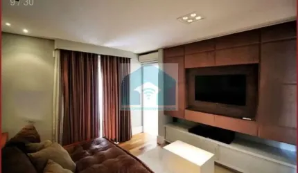 Apartamentos Vila Nova Conceição 2 suítes, 3 vagas , mobiliado 157m².