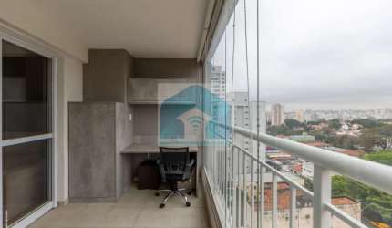 Apartamento Campo Belo 35 m²,1 dormitório e 1 vaga.