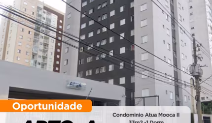 Excelente apto pra venda no Cond Atua Mooca II