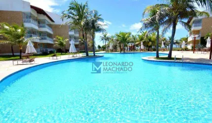 Apartamento frente mar com 3 dormitórios à venda, 170 m² por R$ 1.790.000 - Porto das Dunas - Fortaleza/CE