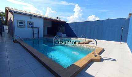 Casa Nova Com Piscina Grande  e 03 Suítes Próxima ao Mar Jd Jamaica Itanhaém -SP