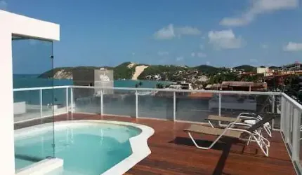 Flat mobiliado na Praia de Ponta Negra