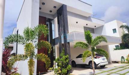 Casa em condomínio fechado com 5 quartos à venda na Aurino Vila, 401, Emaús, Parnamirim por R$ 1.779.000