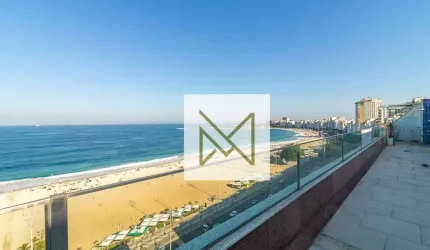 COBERTURA LINEAR À VENDA EM COPACABANA - FRENTE MAR