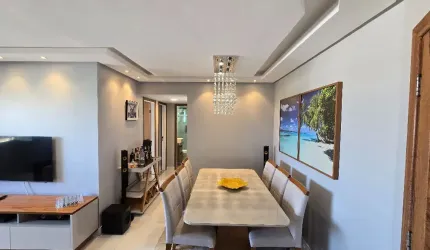 Apartamento de 2 quartos, 1 suíte, varanda, no Condomínio Città de Lauro de Freitas.