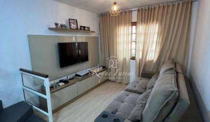 Sobrado em condomínio fechado com 3 dormitórios à venda, 86 m² por R$ 640.000 - Jardim Barbacena - Cotia/SP