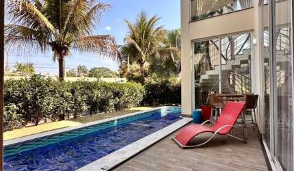 Casa em condomínio fechado com 4 quartos à venda no Jardins Barcelona, Uberlândia  por R$ 3.950.000