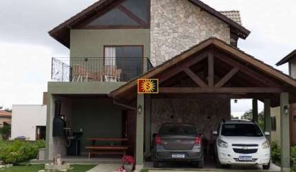 Casa de Condomínio, Porteira Fechada, Para Vender com 05 quartos 02 suítes em Bananeiras