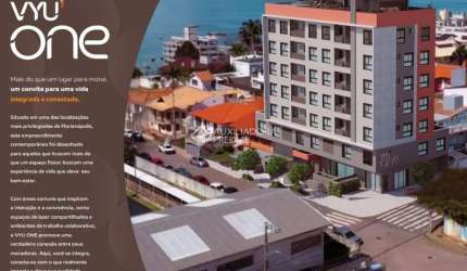 Apartamento com 1 quarto à venda na Rua Pascoal Simone, 315, Coqueiros, Florianópolis, 28 m2 por R$ 452.459