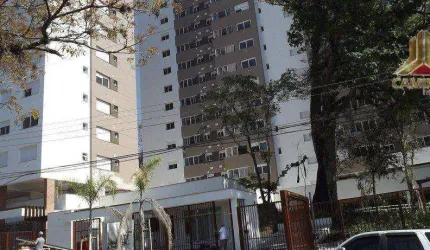 No Sy Condomínio Praça, vendo apartamento de dois dormitórios, suíte, com piso, móveis fixos na cozinha, zona sul de Porto Alegre