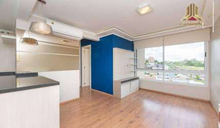 Apartamento de dois dormitórios, suite, garagem, elevador no Alto Petropolis em Porto Alegre