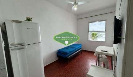 Apartamento à venda de frente para o mar 1 quarto 1 banheiro Jardim Marina Mongaguá Praia do Centro