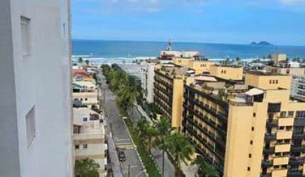 Condominio Edifício Mirante da Enseada - Apartamento vista para o mar varanda com churrasqueira Enseada Guarujá