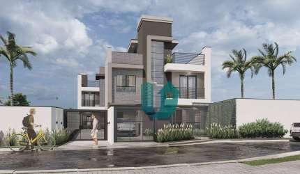 Sobrados triplex novos - 3 quartos com suite e 2 vagas - Uberaba