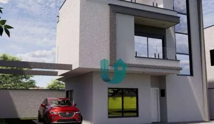 Sobrado triplex interno em condomínio - 3 quartos com suite e 2 vagas - Hauer