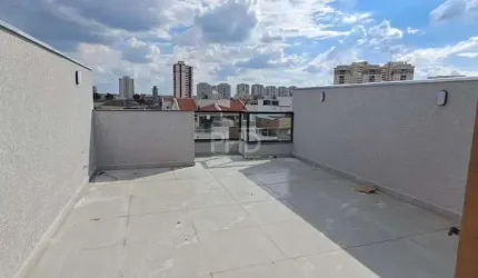 Cobertura à venda, 2 quartos, 1 suíte, 2 vagas, Campestre - Santo André/SP