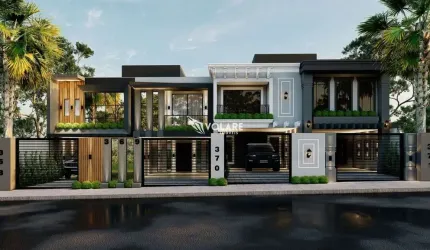 Sobrado Triplex com 3 suítes, piscina na Ponta Aguda por R$ 1.190.000