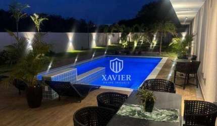 Luxo, Espaço e Tecnologia no Saint Patrick! Casa térrea exclusiva com 4 suítes, 2 escritórios, piscina e automação completa. Mudança imediata! Agende