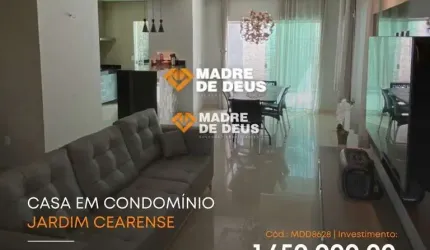 Casa em condomínio fechado com 4 quartos à venda na Rua Holanda, 1717, Jardim Cearense, Fortaleza por R$ 1.450.000
