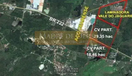 Terreno em condomínio fechado à venda na Rodovia Br 222, Centro, Caucaia por R$ 22.152.000