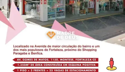 Ponto comercial para alugar na Avenida Professor Gomes de Matos, 1150, Montese, Fortaleza por R$ 6.000