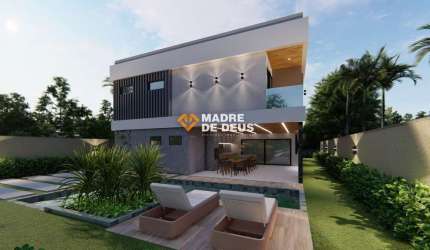 Casa em condomínio fechado com 5 quartos à venda na Atlântica, 2929, Cidade Alpha, Eusébio por R$ 2.400.000