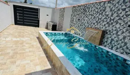 Casa Geminada para Venda em Itanhaém, Grandesp, 3 dormitórios, 2 suítes, 3 banheiros, 2 vagas