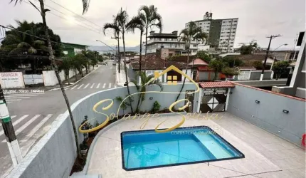 Casa para Venda em Praia Grande, Vila Tupi, 4 dormitórios, 2 suítes, 3 banheiros, 5 vagas
