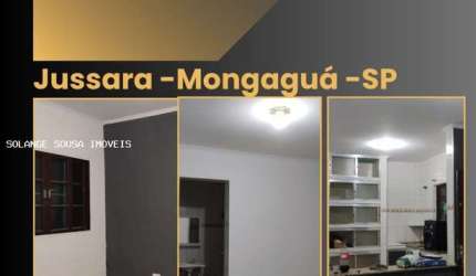 Casa para Locação em Mongaguá, Jussara, 2 dormitórios, 1 suíte, 1 banheiro, 2 vagas