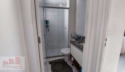 Apartamento em Canhema - Diadema: 2 dormitórios, 43m² por R$ 260.000 ou R$ 1.800/mês